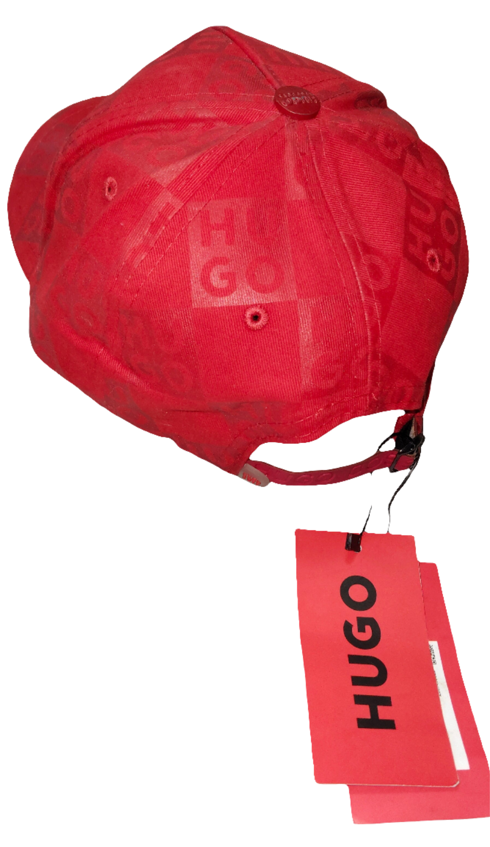 Jockey Hugo Boss rojo con logo “Hugo” bordado