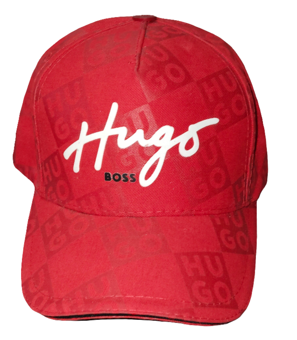 Jockey Hugo Boss rojo con logo “Hugo” bordado