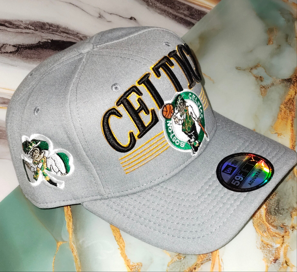 Jockey New Era 59FIFTY Boston Celtics Gris Ajustable